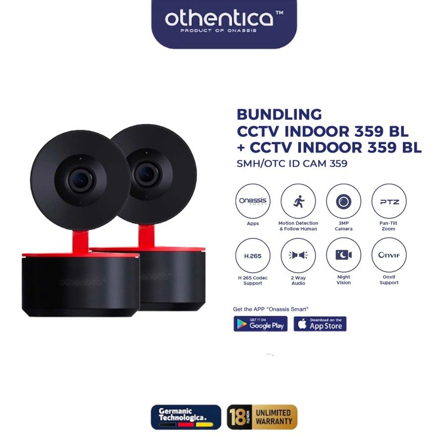 OTHENTICA SMART BUNDLING CCTV INDOOR 359 BL 2PCS - 1