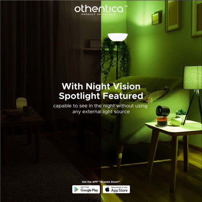 OTHENTICA SMART CCTV INDOOR WIFI CAMERA 359 MOTION TRACKING BL - 3