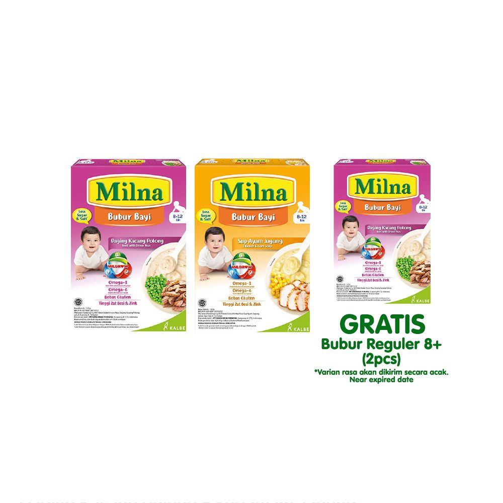 Buy 2 Get 2 Milna Bubur Bayi 8+ - 2