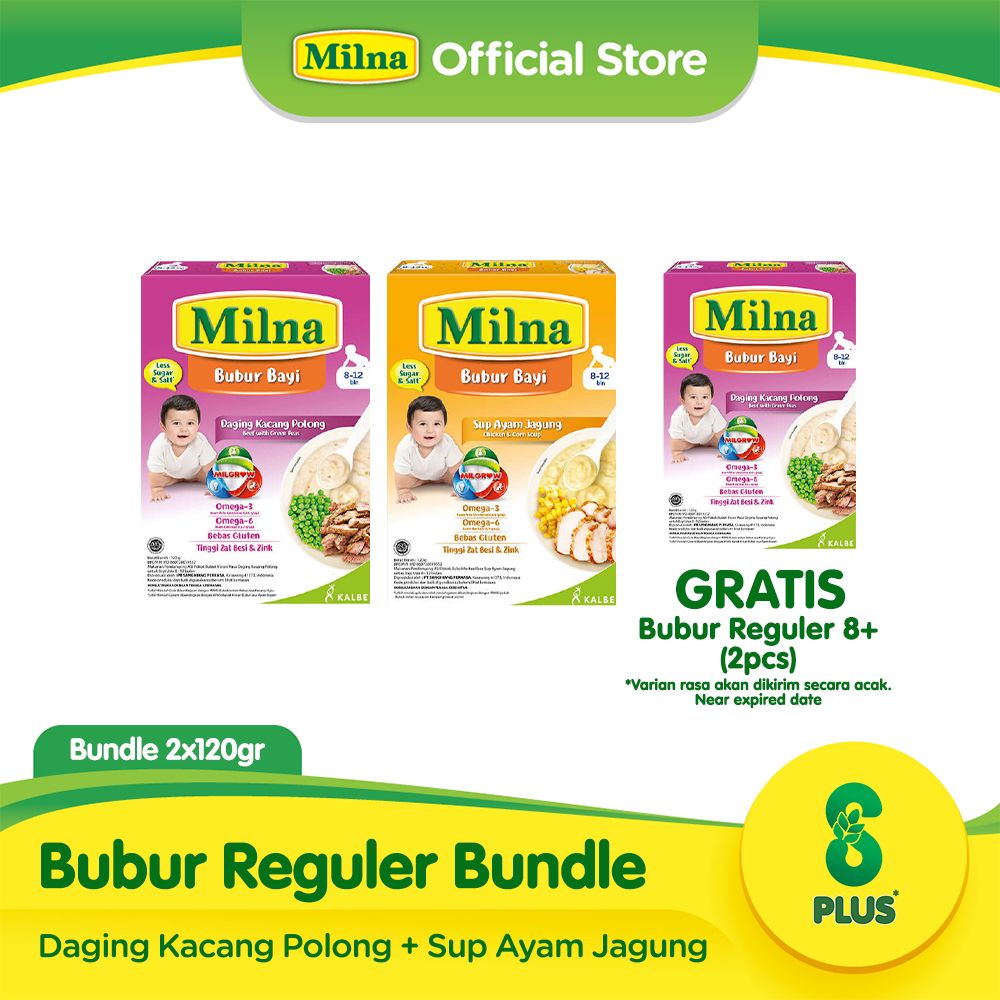 Buy 2 Get 2 Milna Bubur Bayi 8+ - 1