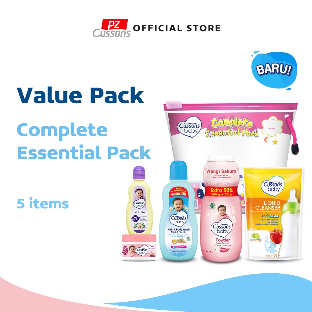Cussons Baby Complete Essential Pack (Blue or Pink) - 1
