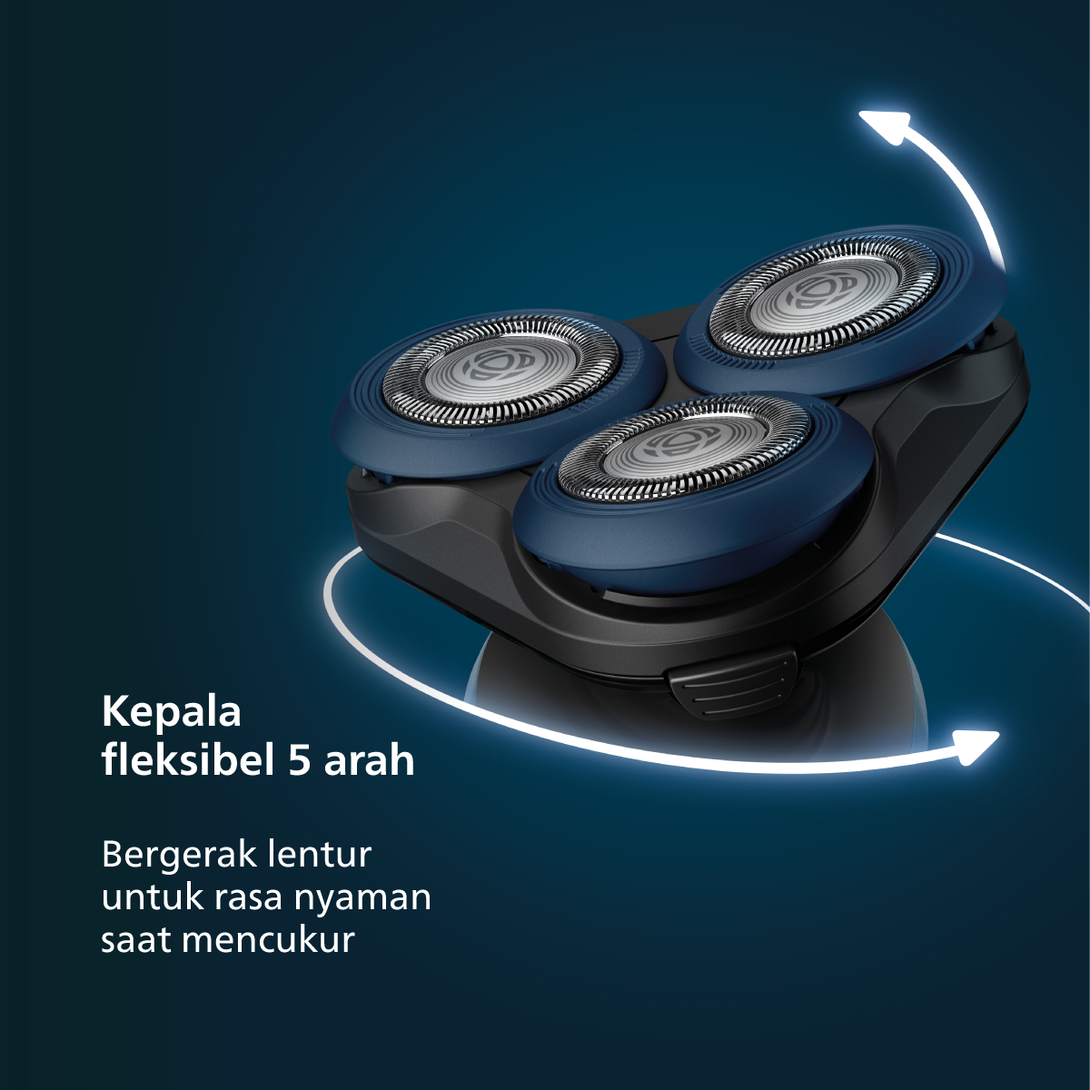 Philips Shaver 3HD Series S3608/10 Pencukur Jenggot & Kumis - 5