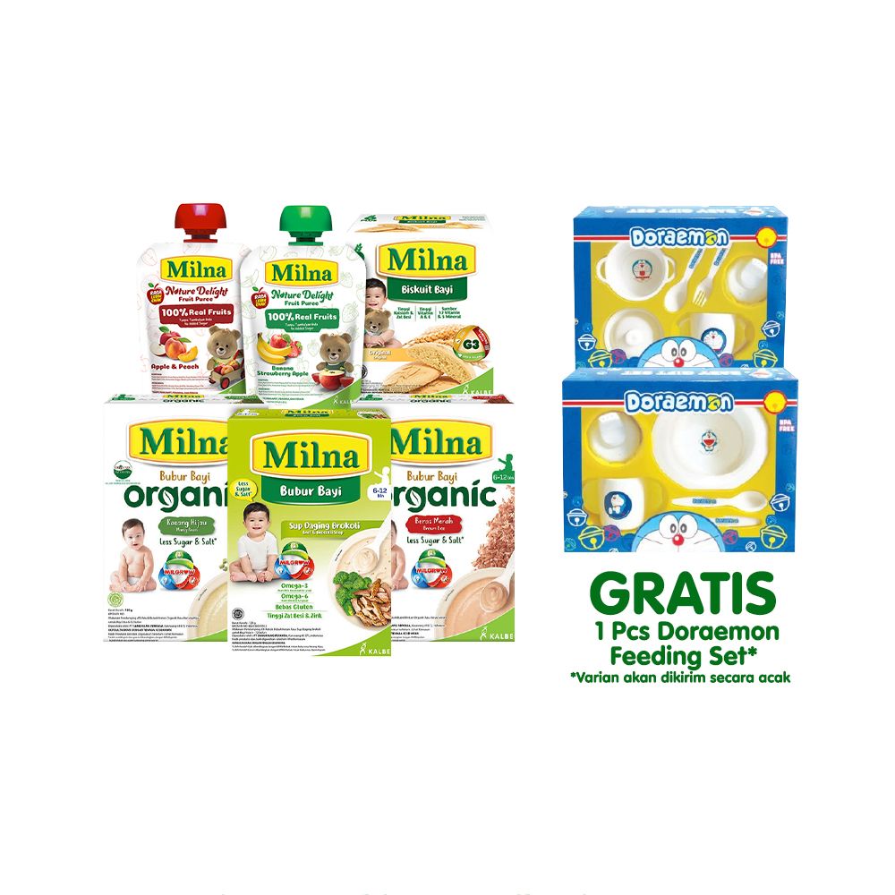 Milna MPASI 6+ Starter Kit - Doraemon - 2