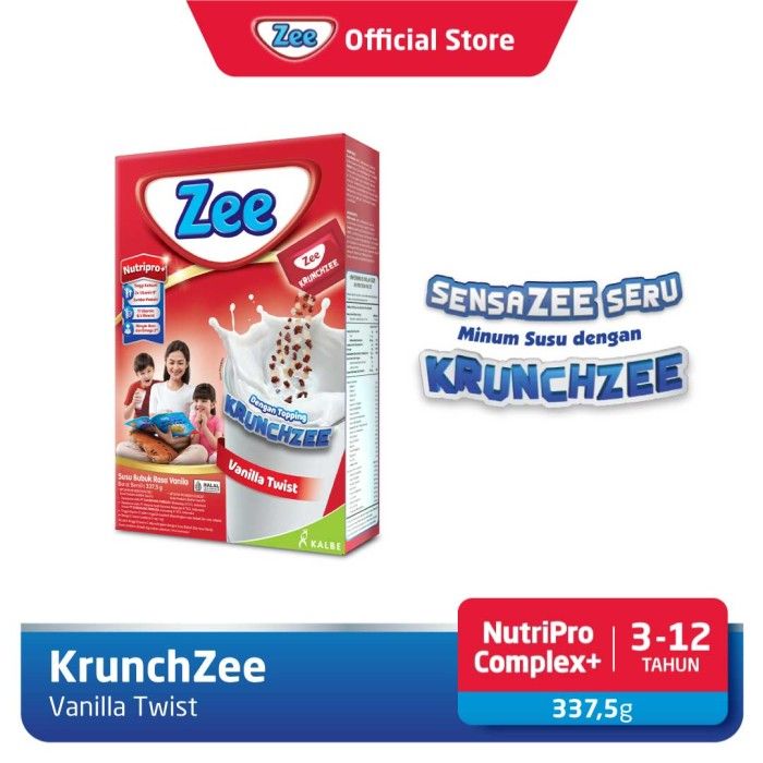 Zee KrunchZee Vanilla Twist Milk 337.5gr - 1
