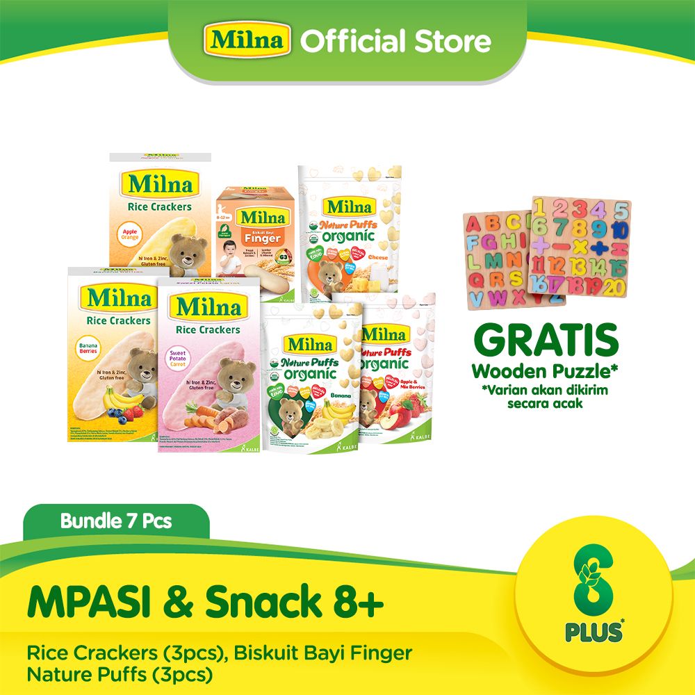 Bundle MPASI & Snack 8+ Free Wooden Puzzle - 1