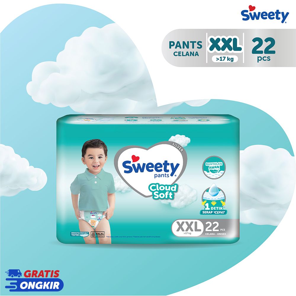 Sweety Silver Pants Cloud Soft XXL 22s - 1