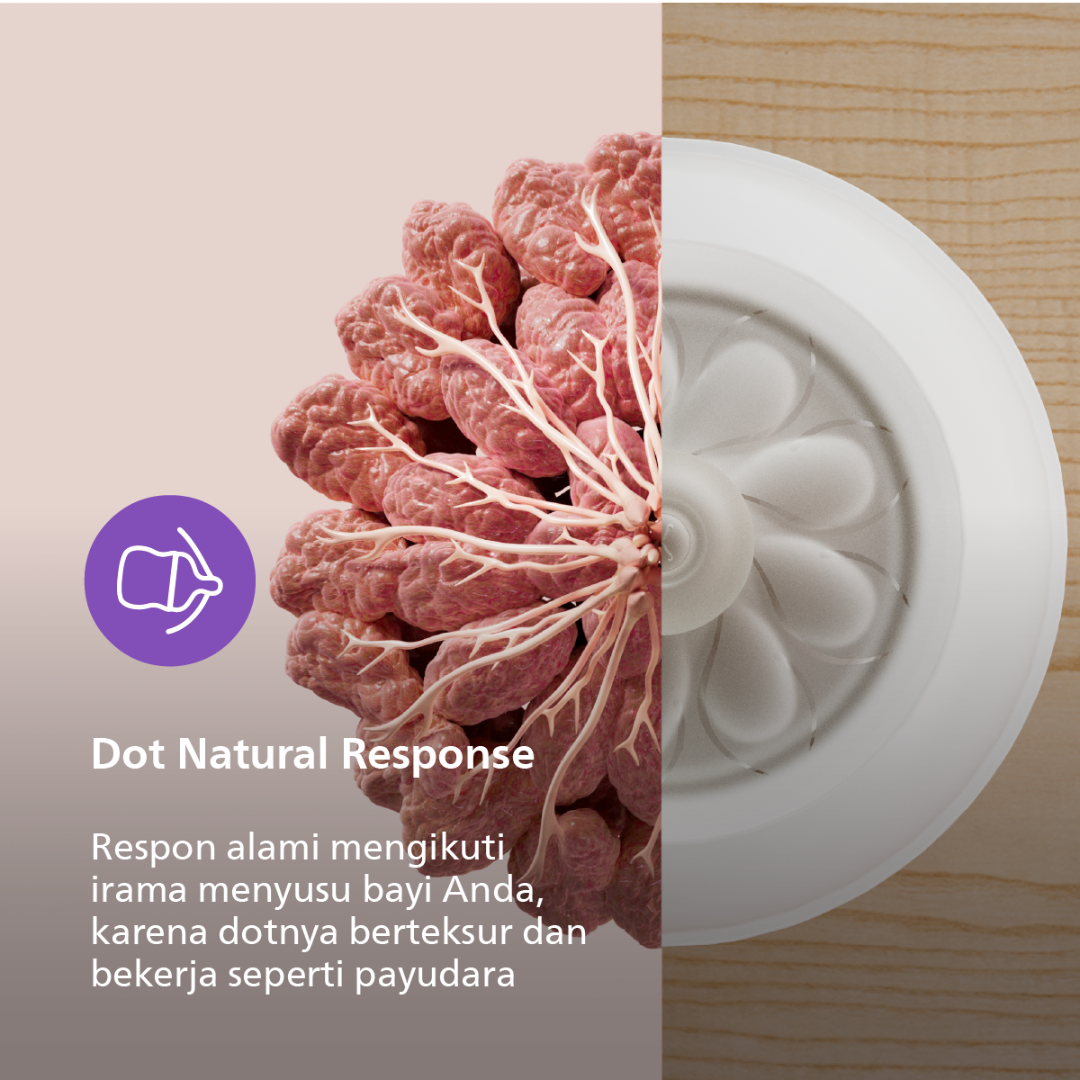 Philips Avent Teat Natural 3.0 9M SCY966/12 Dot Botol Bayi - 5