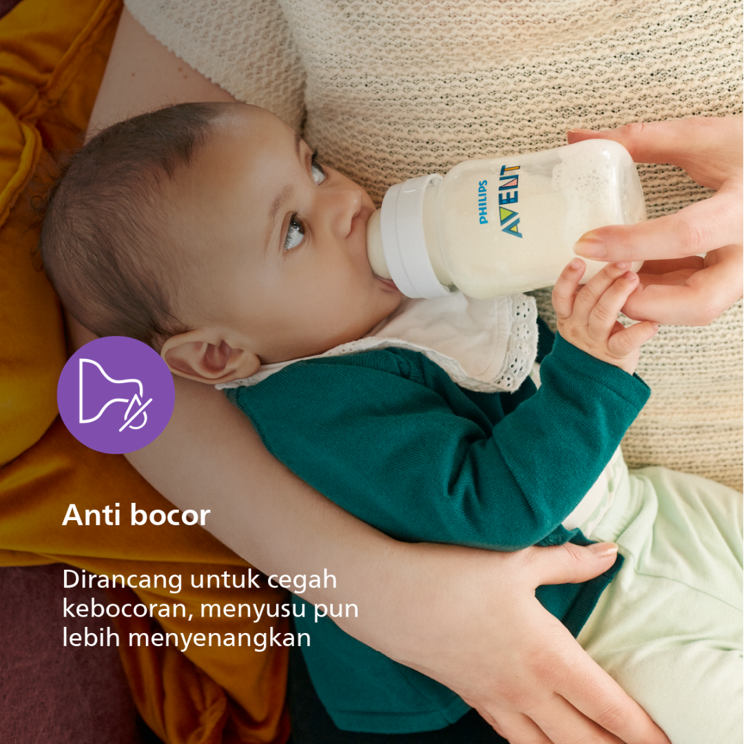 Philips Avent Bottle Anti-Colic 4OZ SCY100/02 Botol Susu - 3