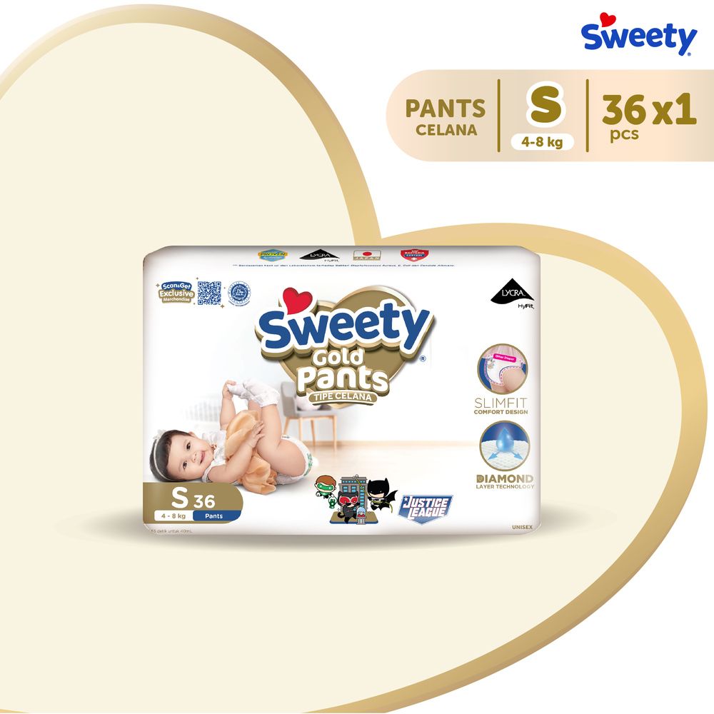 Sweety Gold Pants S 36s (New Design) - 1