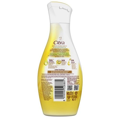 Citra Hand Body Lotion Natural Glow 210Ml - 1 Karton - 3