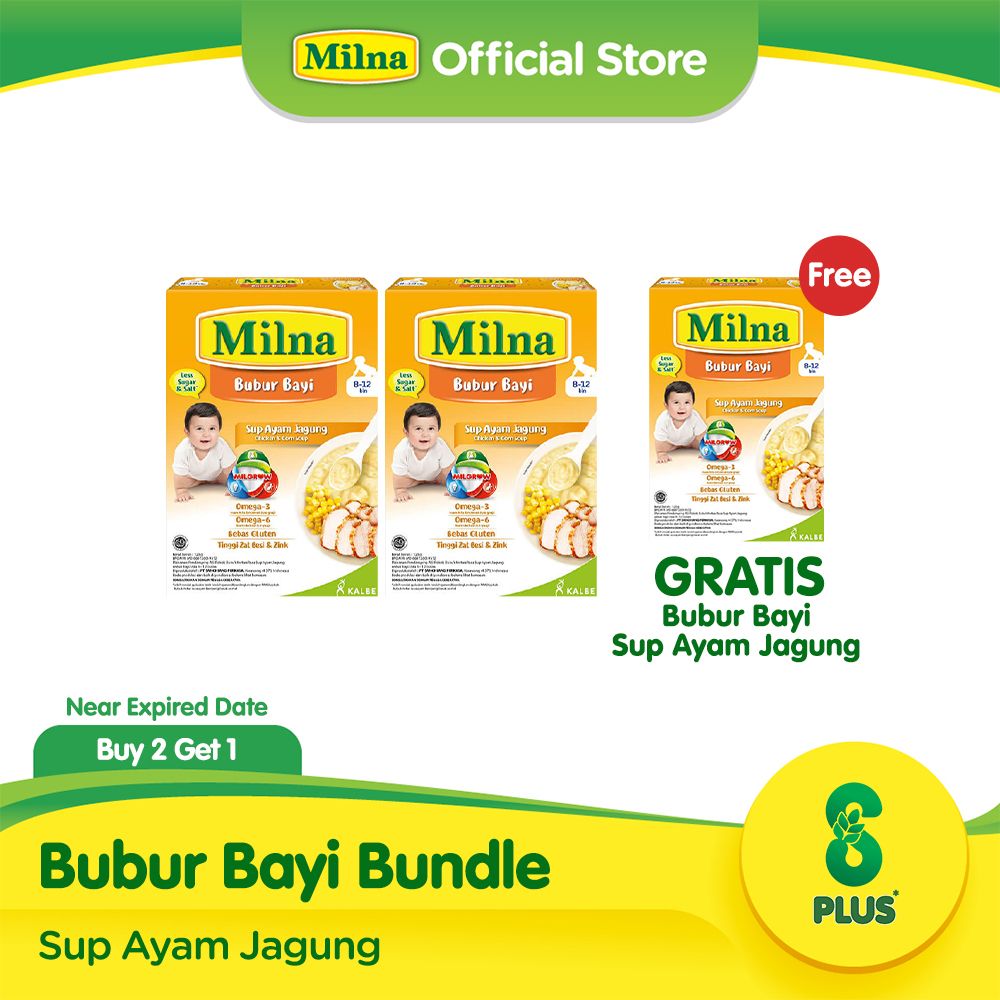 B2G1 Milna Bubur Bayi Sup Ayam Jagung [NED] - 1