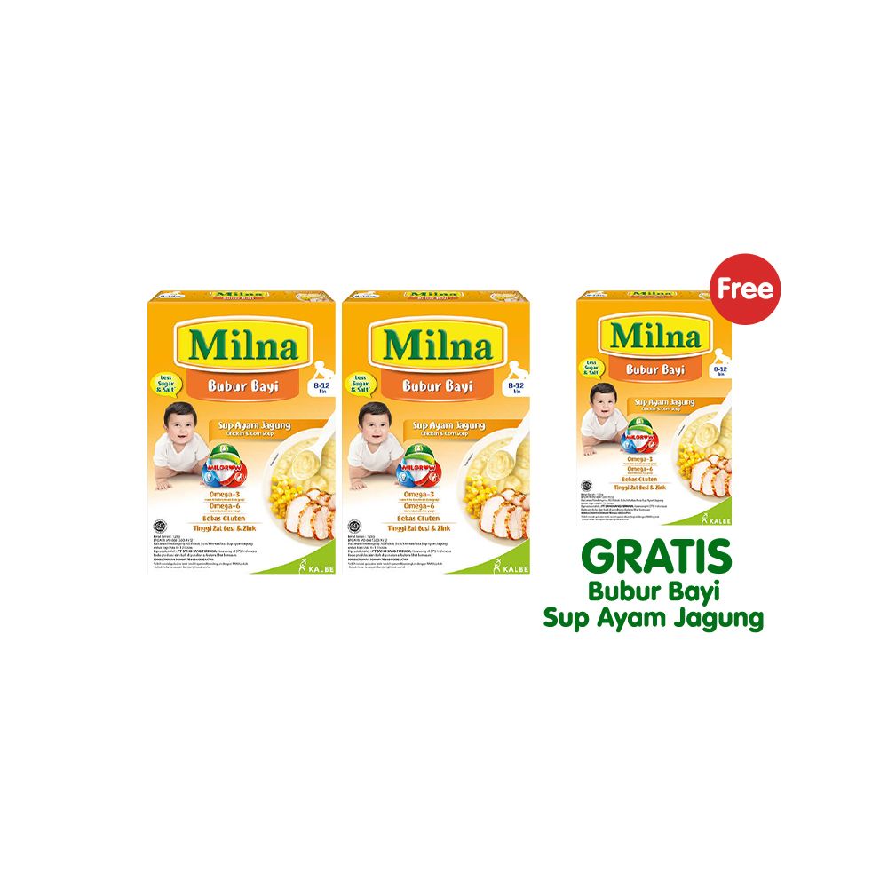 B2G1 Milna Bubur Bayi Sup Ayam Jagung [NED] - 2