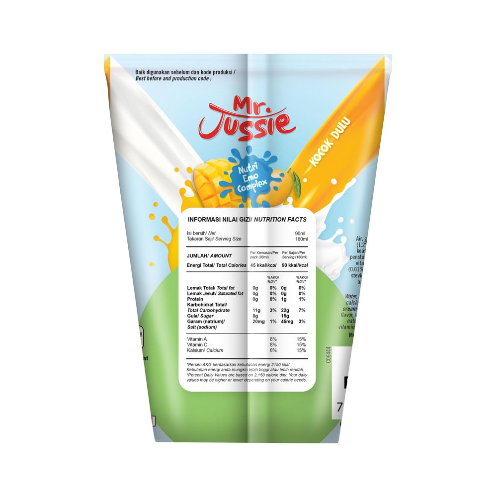 Mr Jussie Milky Mangga 90 ml - 3