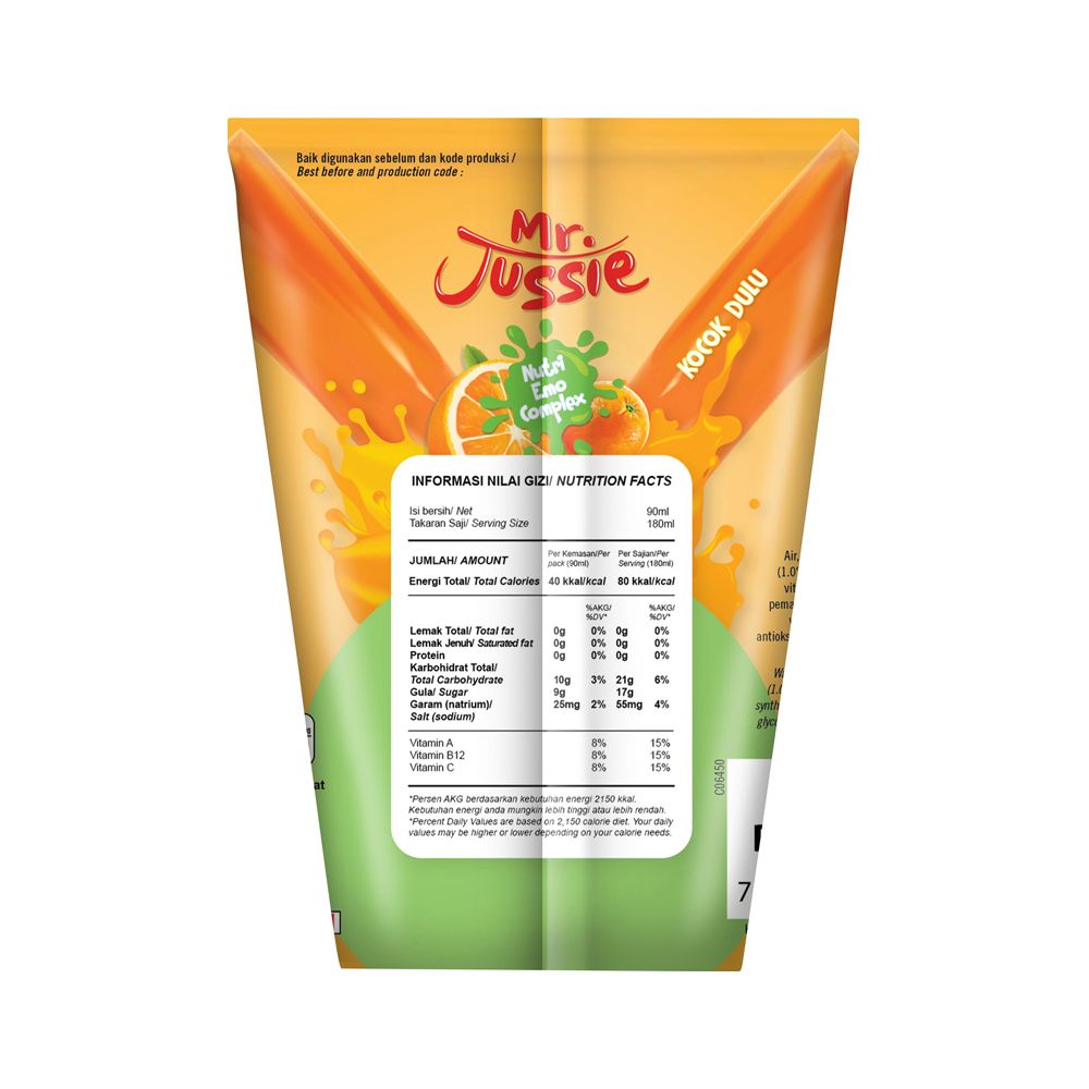 Mr Jussie Fruity Jeruk 90 ml - 3