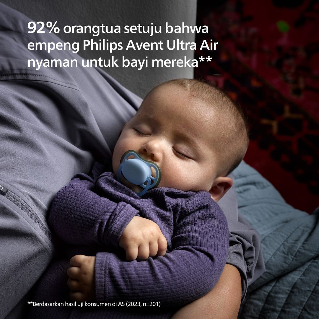 Philips Avent Soother Air Nighttime 6-18M SCF376/14 Pacifer Empeng Dot Bayi - 3