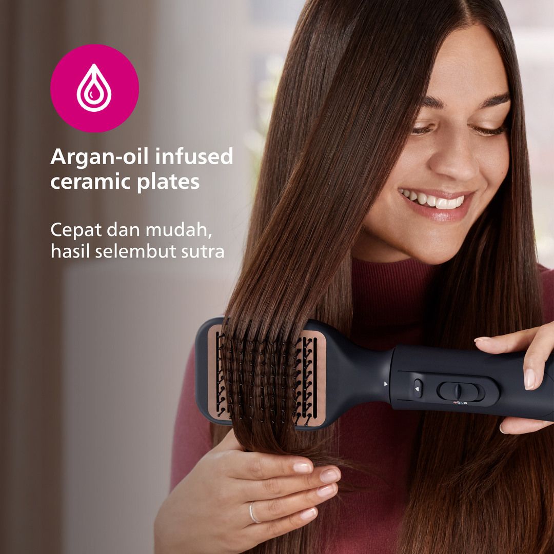 Philips | Airstyler | Catokan Curly | Rambut Ekstra Shiny Seperti dari Salon| 5 Aksesoris| BHA530/00 - 3
