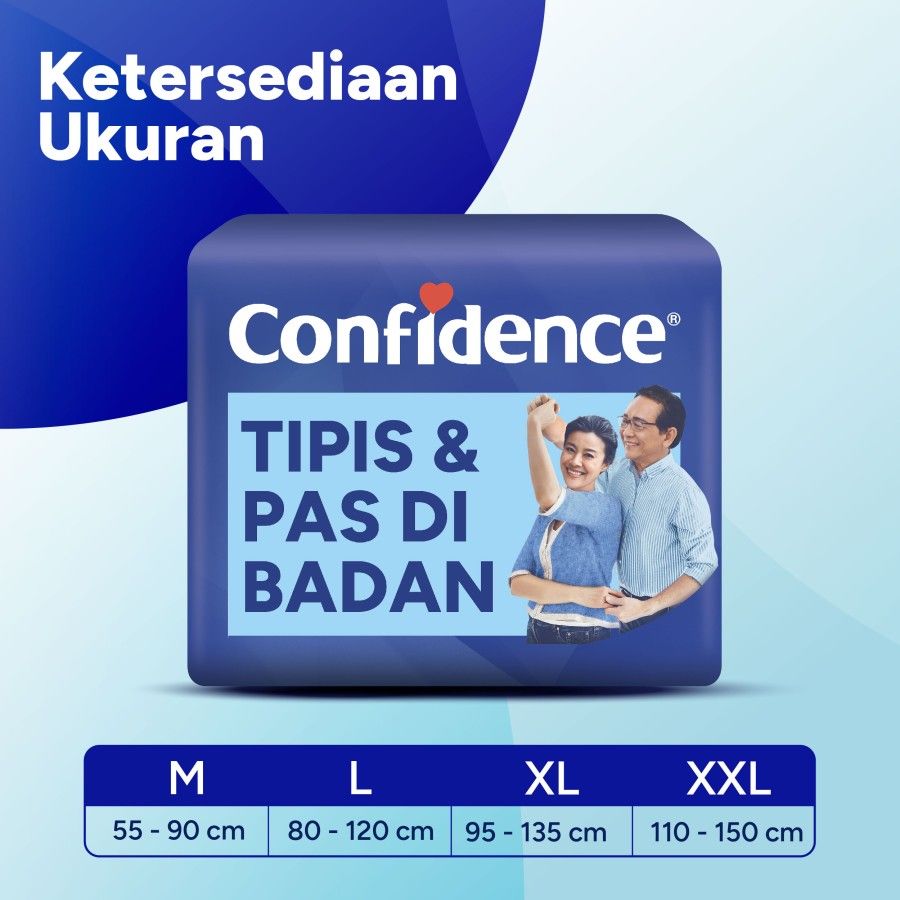 Confidence Popok Celana Dewasa Tipis & Pas M20 [SEGARI ONLY] - 5
