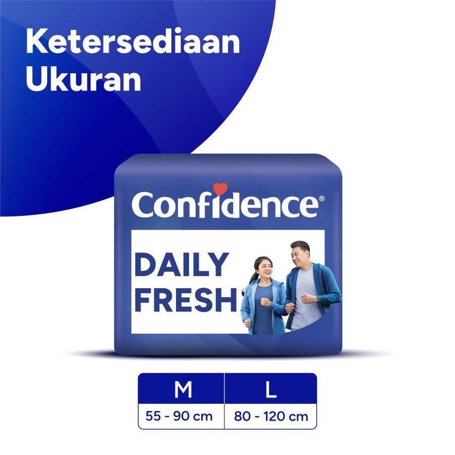 Confidence Popok Dewasa Celana Daily Fresh M 9s [SEGARI ONLY] - 1