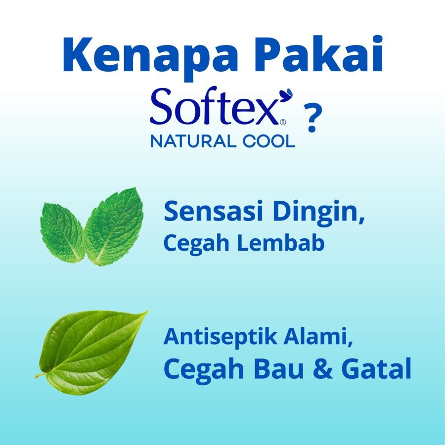 Pantyliner Softex Natural Cool+ Super Slim 32 pads [SEGARI ONLY] - 2