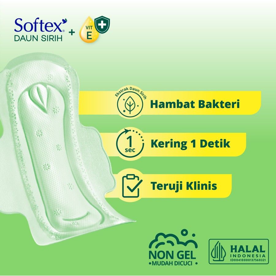 Softex Daun Sirih 23Cm Jumbo Pack 30s [SEGARI ONLY] - 3