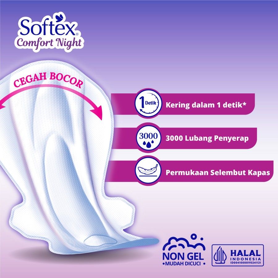 Softex Comfort Night 42cm 8s [SEGARI ONLY] - 3