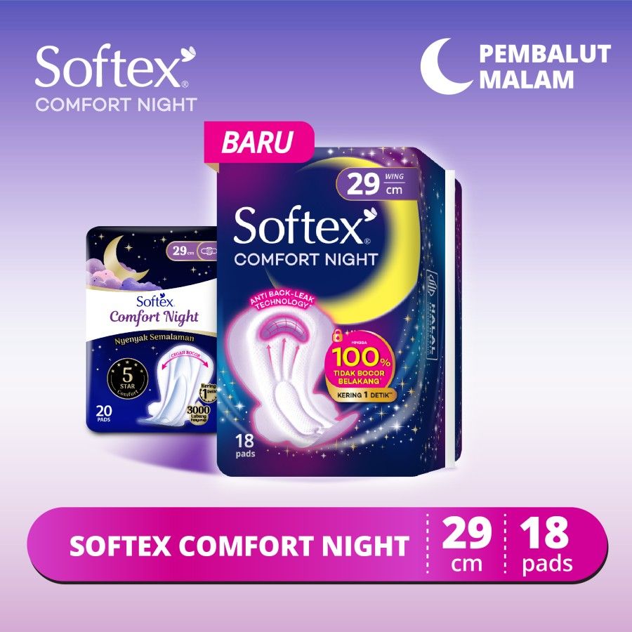 Softex Comfort Night 29cm 20s [SEGARI ONLY] - 1
