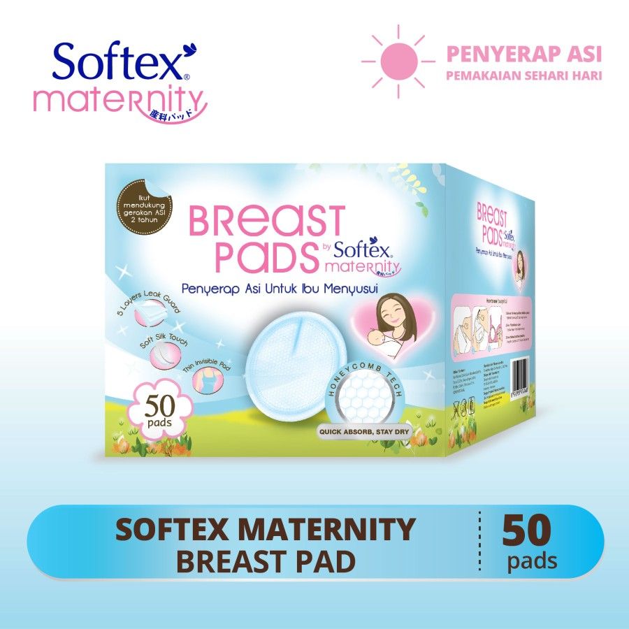 Softex Maternity Breast Pad 16x50s [SEGARI ONLY] - 1