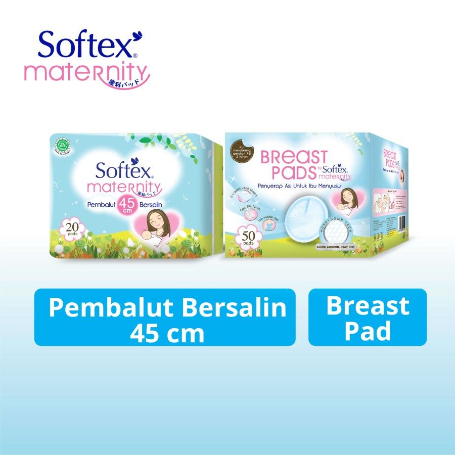 Softex Maternity Breast Pad 16x50s [SEGARI ONLY] - 4