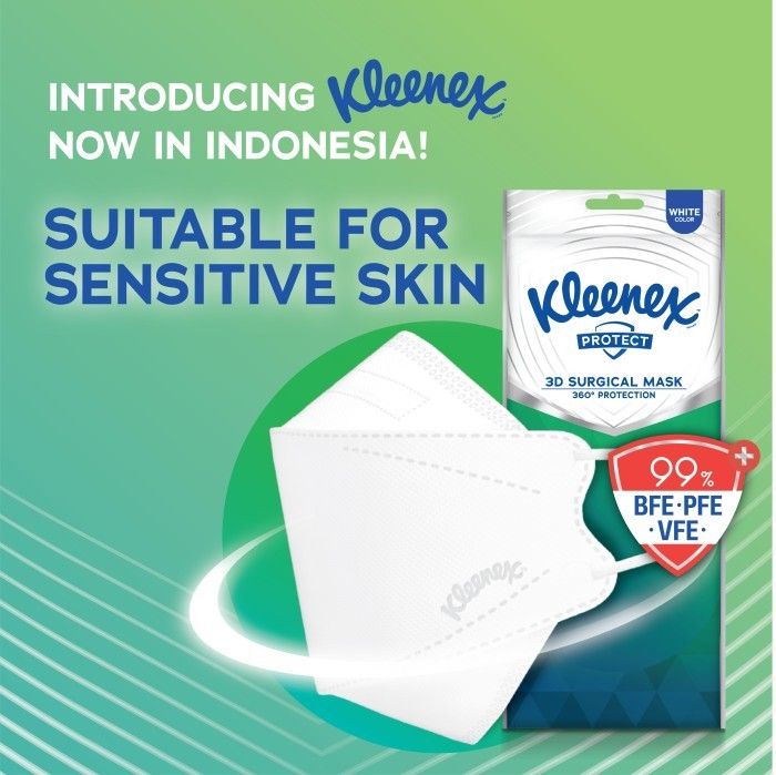 Kleenex Protect Mask 3D (2's) - White [SEGARI ONLY] - 2