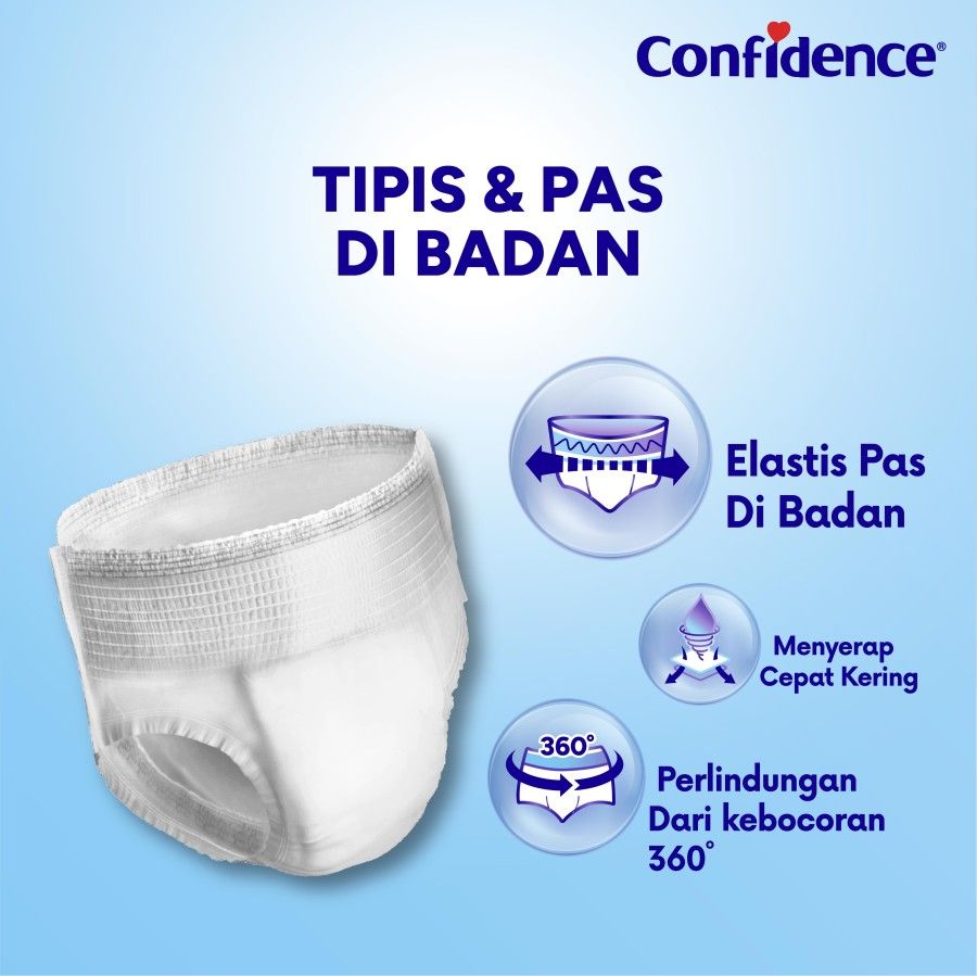 Confidence Popok Celana Dewasa Extra Serap L16 [SEGARI ONLY] - 2