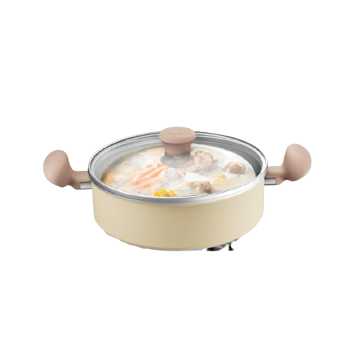 Tefal Daisy Shallow Pan 24cm Dengan Tutup / Wajan Panci Anti Lengket - 2