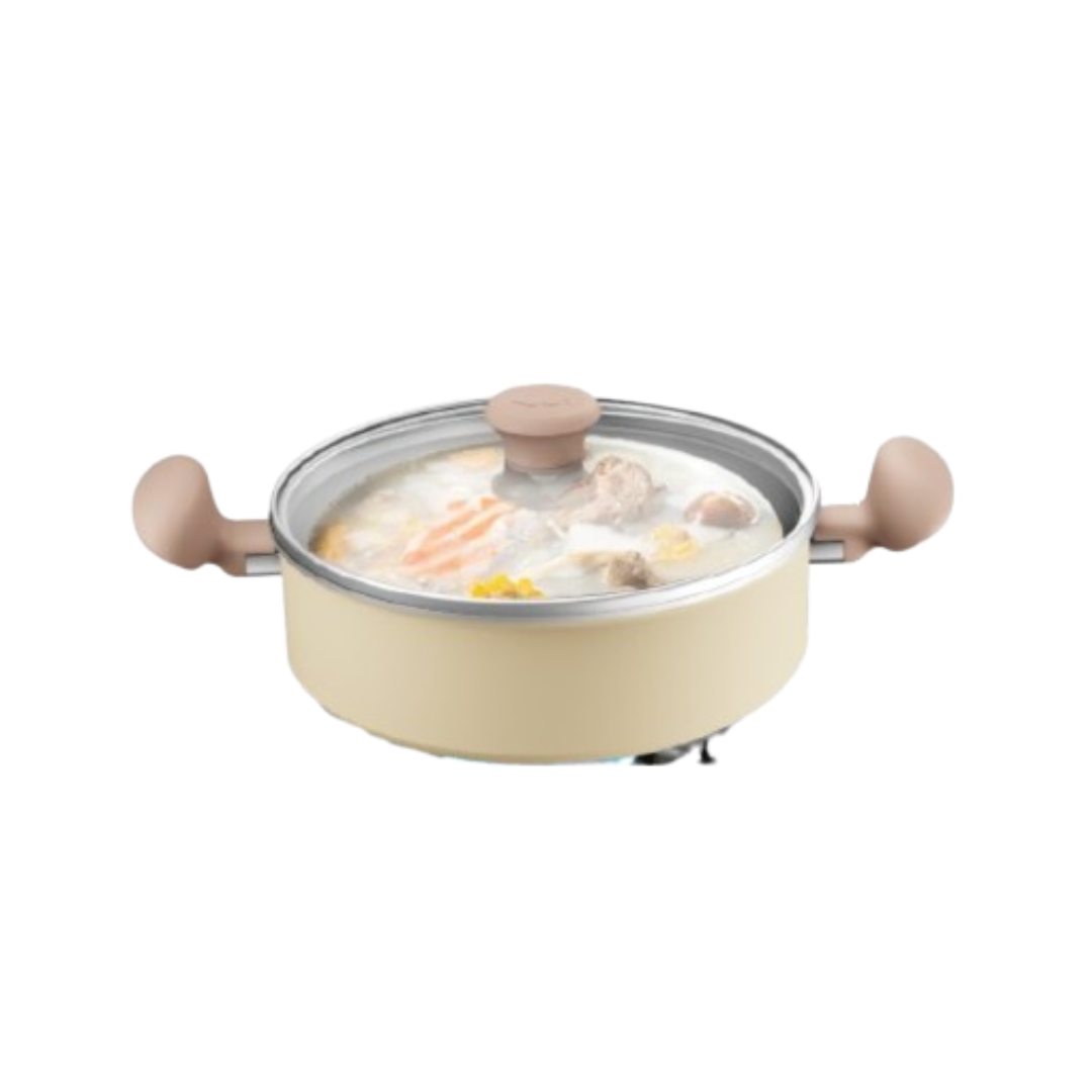 Tefal Daisy Shallow Pan 24cm Dengan Tutup / Wajan Panci Anti Lengket - 5
