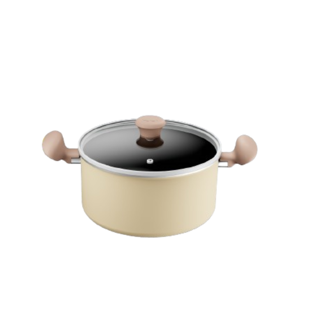 Tefal Daisy Stewpot 20cm Dengan Tutup / Wajan Panci Anti Lengket - 4