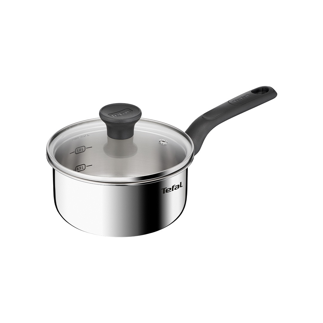 Tefal Panci Susu Stainless Steel Full / Saucepan Starter + Tutup - 18 cm - 4