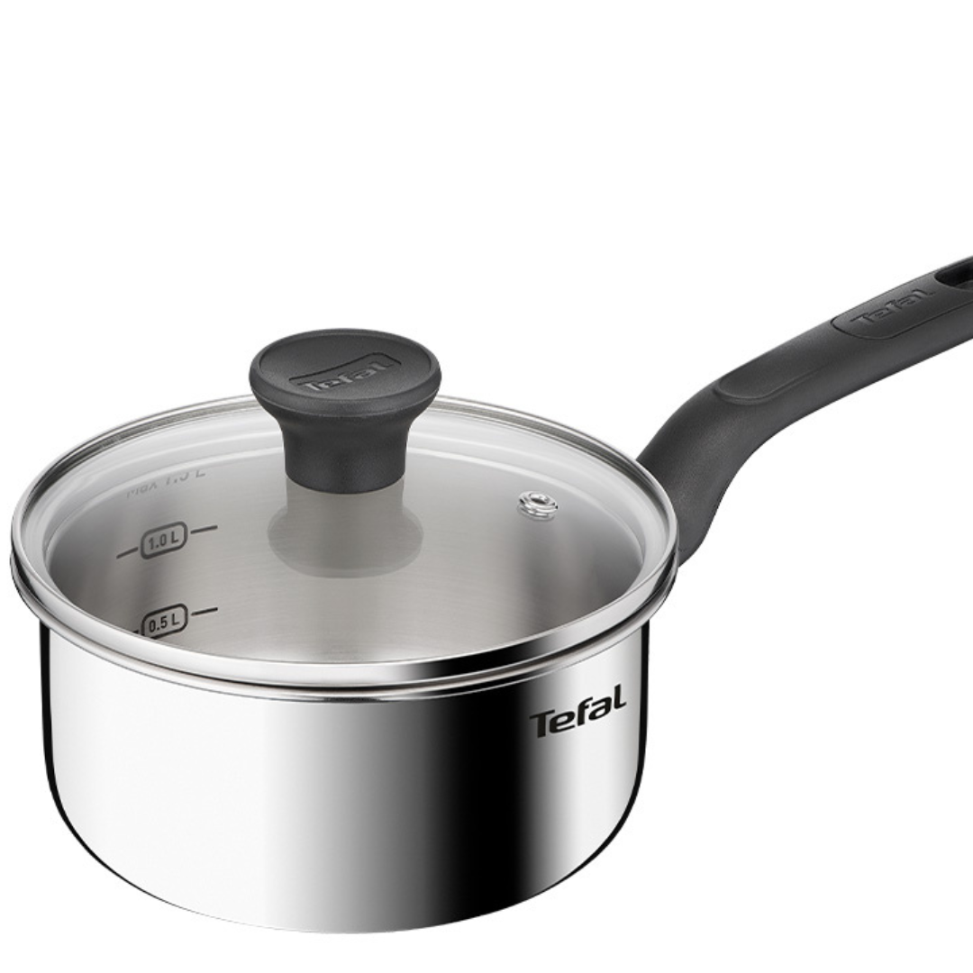 Tefal Panci Susu Stainless Steel Full / Saucepan Starter + Tutup - 18 cm - 2
