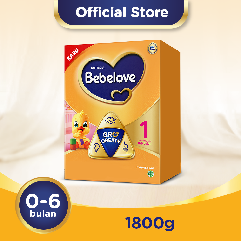 Bebelove 1 Formula Bayi Bubuk 1800 GR - 1
