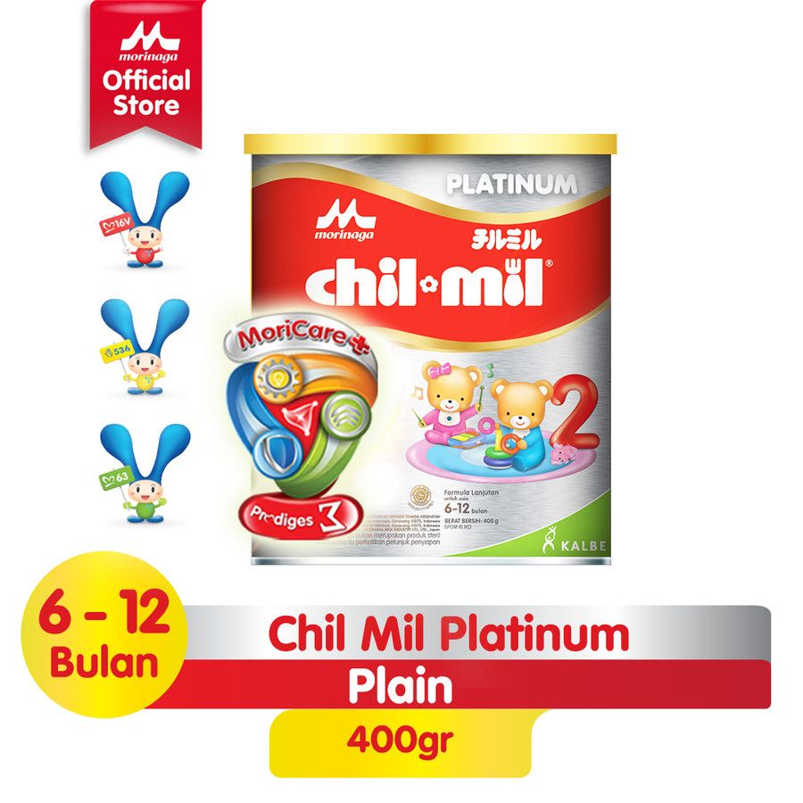 Morinaga Chil Mil PLATINUM Moricare 400g - Susu Formula Bayi - 1