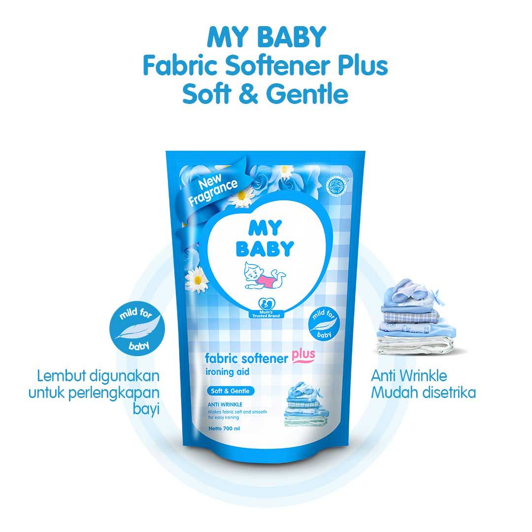 My Baby fabric Softener Plus Ironing Aid Soft & Gentle 700ml - 4